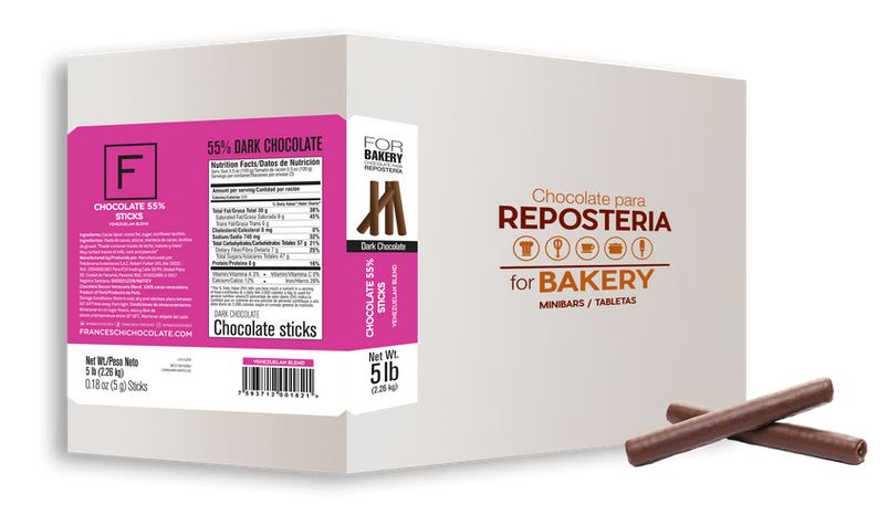 Franceschi Dark Chocolate  Venezuelan Blend 55% Sticks