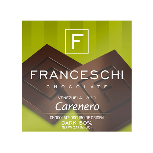 Carenero 60% - Display (12 bars) - Franceschi Chocolate