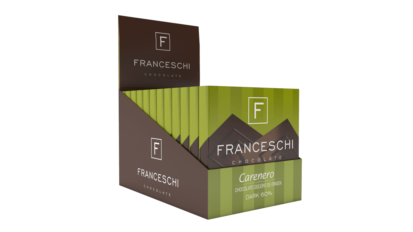 Carenero 60% - Display (12 bars) - Franceschi Chocolate
